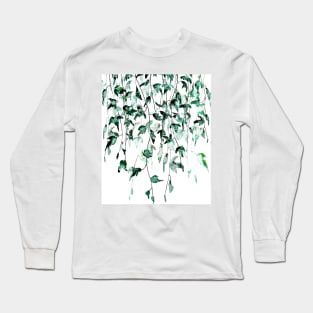 green ivy on the wall Long Sleeve T-Shirt